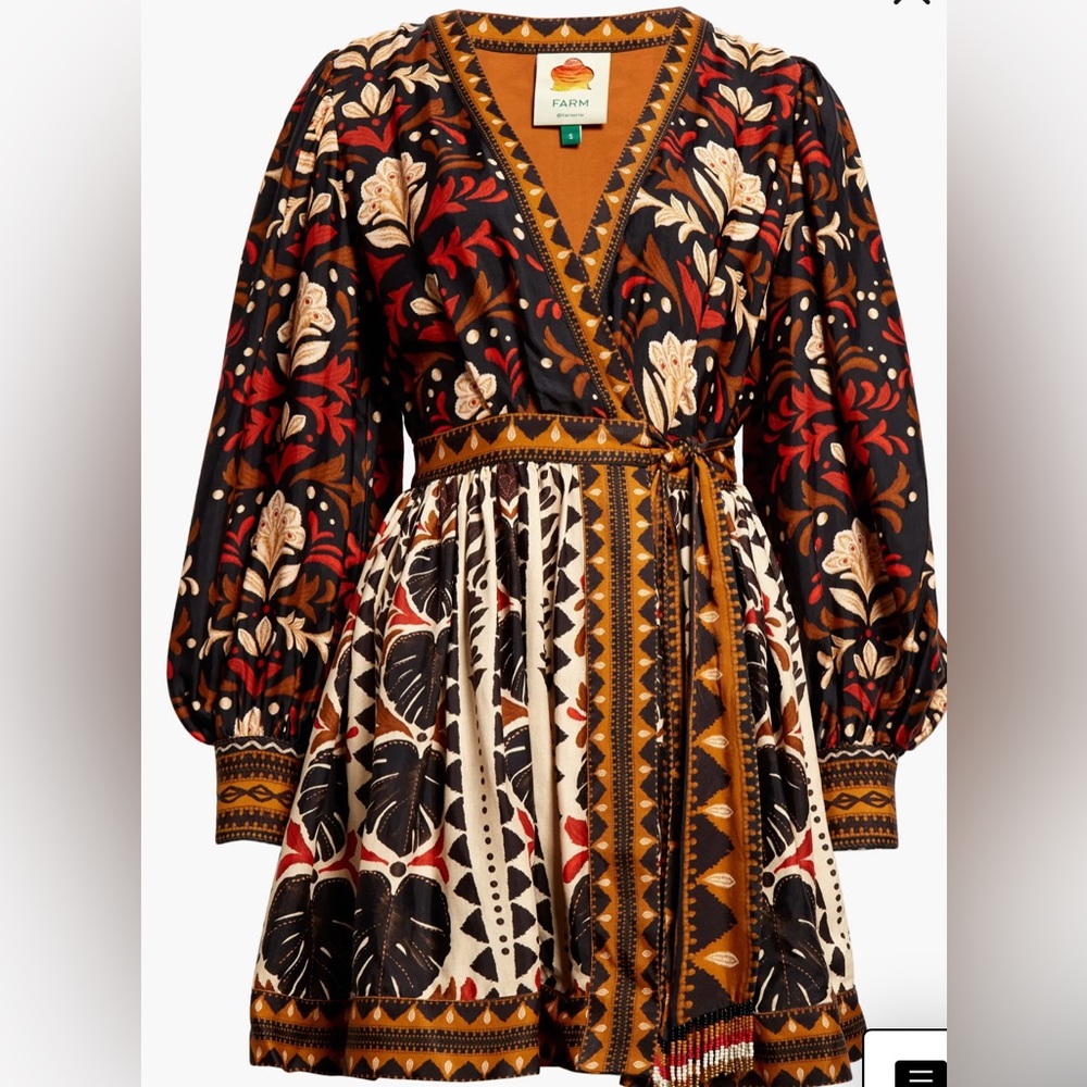 Farm Rio Tapestry Garden Belted Mini Dress – Large – SOLD OUT!